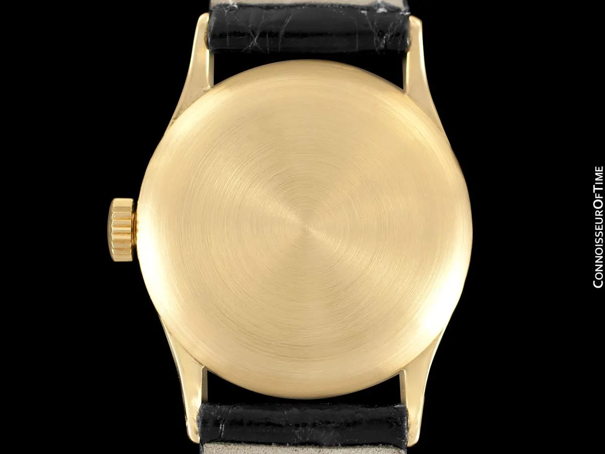 1936 Patek Philippe Vintage Calatrava Ref. 96 Mens Watch, 18K Gold with Extract - Extremely Rare Sector Dial