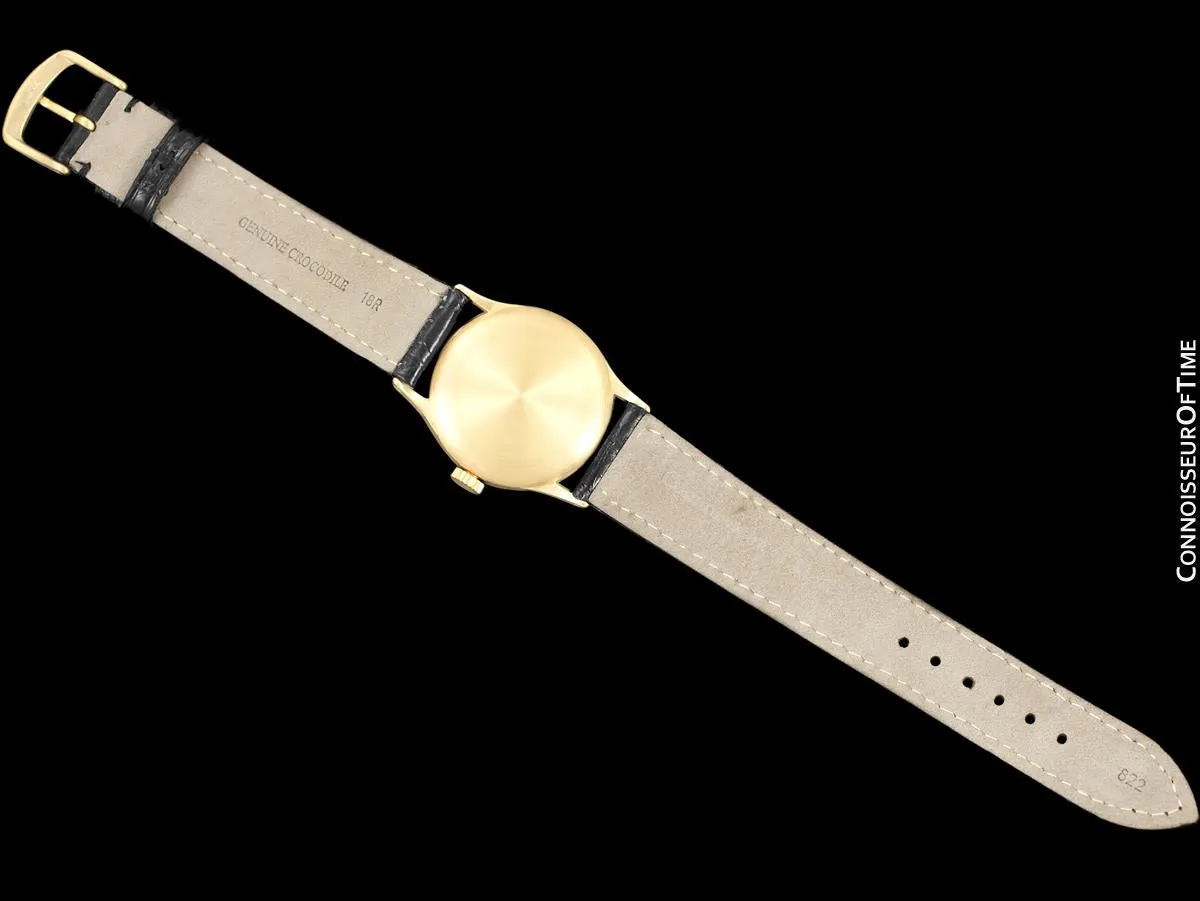 1936 Patek Philippe Vintage Calatrava Ref. 96 Mens Watch, 18K Gold with Extract - Extremely Rare Sector Dial