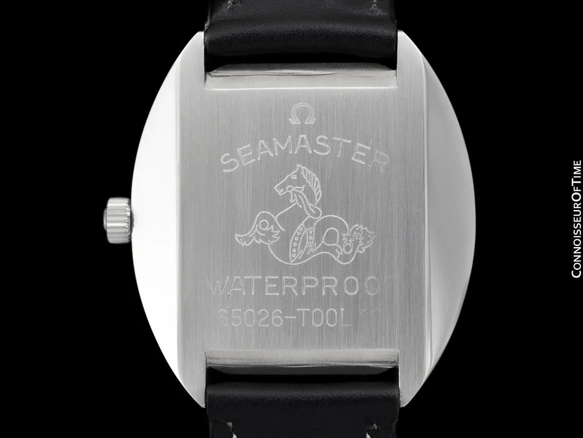 1960's Omega Vintage Mens Seamaster Cosmic Retro Cal. 552 Watch with Tiffany Blue Dial - Stainless Steel