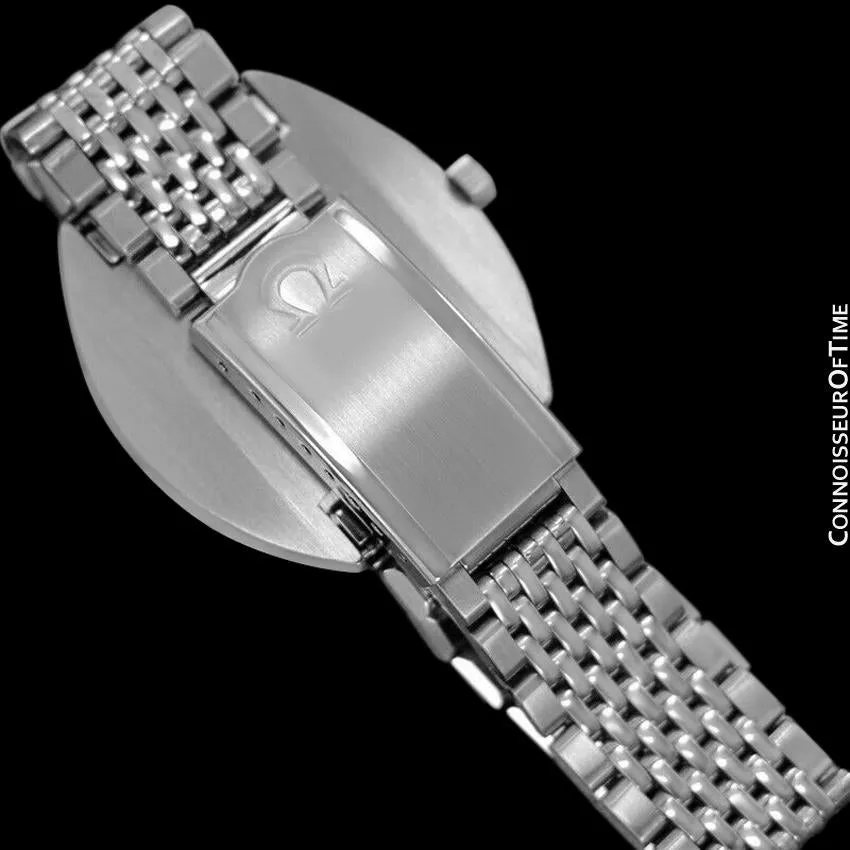 1960's Omega Vintage Mens Seamaster Cosmic Retro, Day Date, Automatic Watch - Stainless Steel