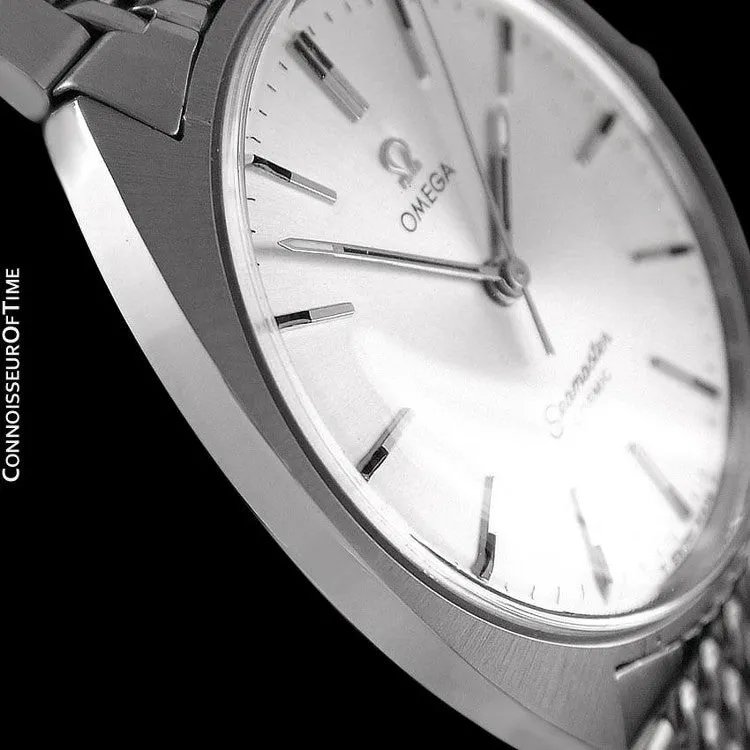 1960's Omega Vintage Mens Seamaster Cosmic Retro Handwound Watch - Stainless Steel