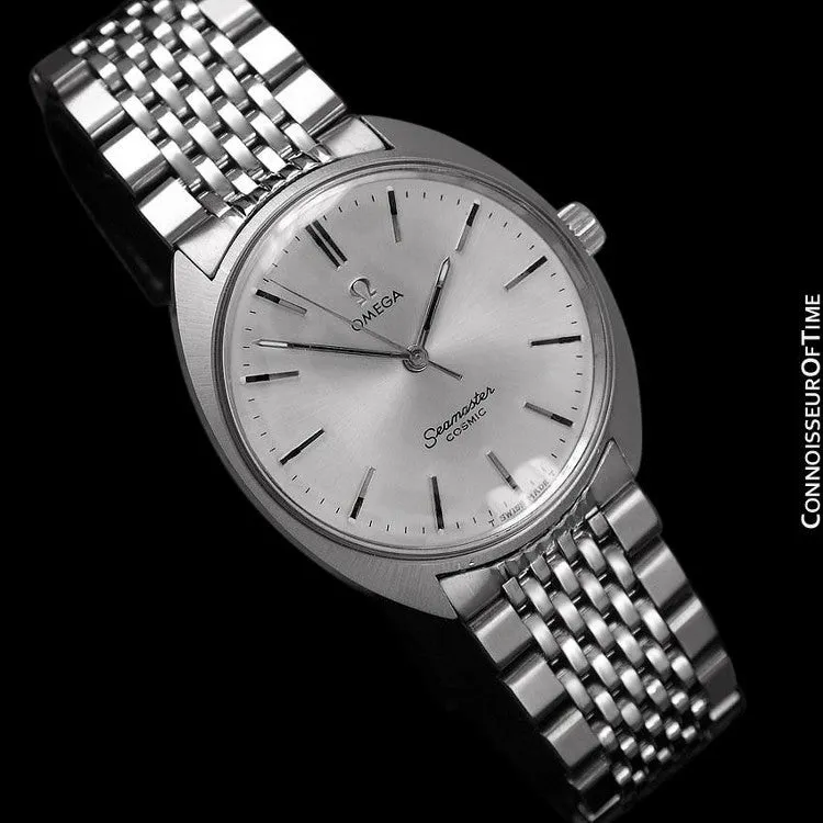 1960's Omega Vintage Mens Seamaster Cosmic Retro Handwound Watch - Stainless Steel