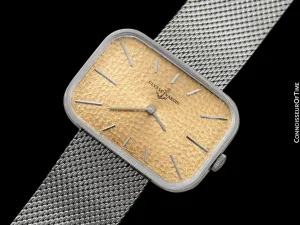1960's Ulysse Nardin Vintage Mens Large TV Style Dress Watch - Stainless Steel