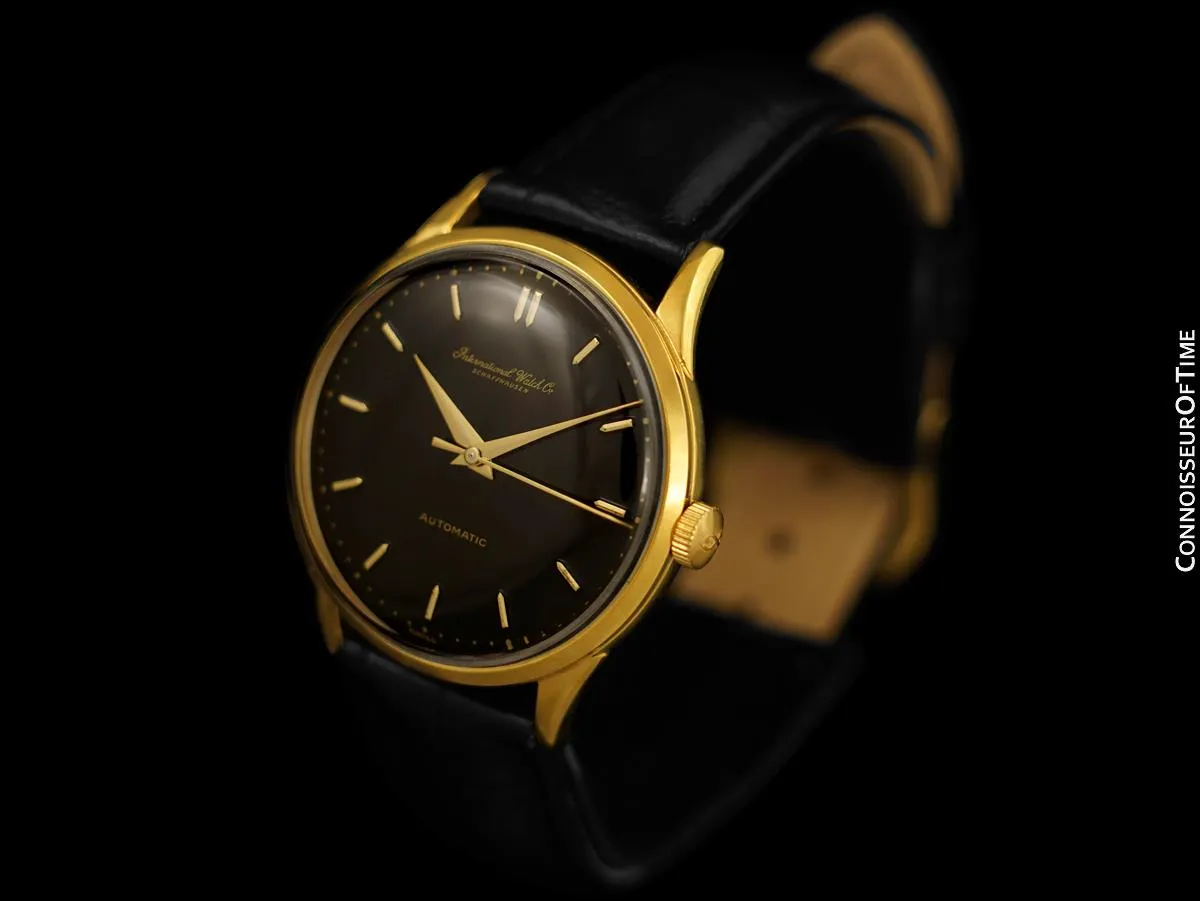 1961 IWC Vintage Mens Watch, Cal. 853 Automatic - 18K Gold Plated
