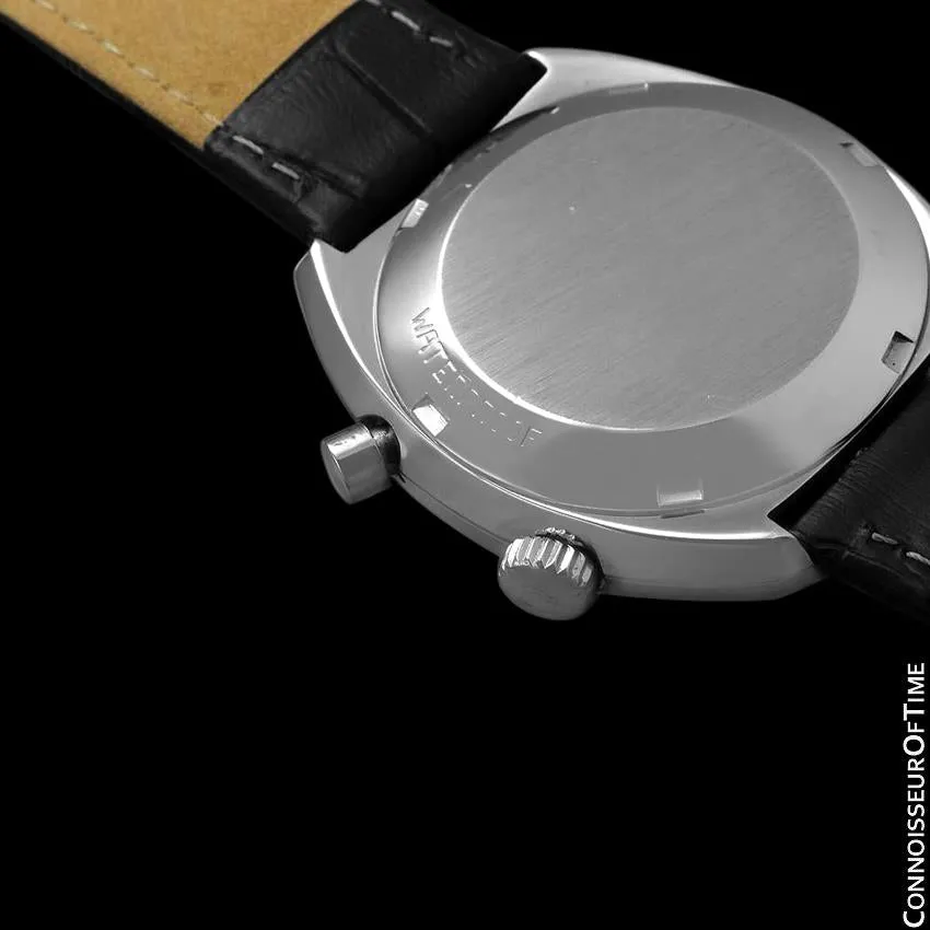 1968 Omega Chronostop Vintage Mens Retro Sporting Chronograph Watch with Date - Stainless Steel