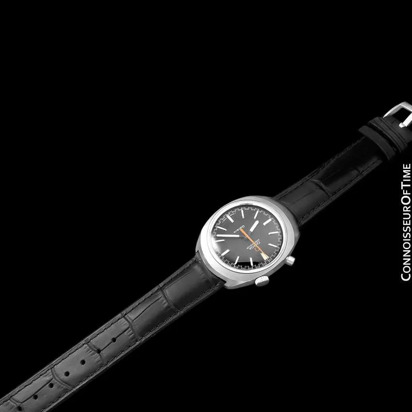 1968 Omega Chronostop Vintage Mens Retro Sporting Chronograph Watch with Date - Stainless Steel