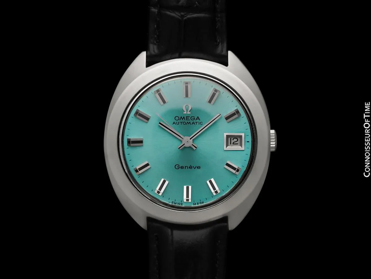 1969 Omega Geneve Vintage Mens Large 37mm Cal. 565 Watch - Stainless Steel