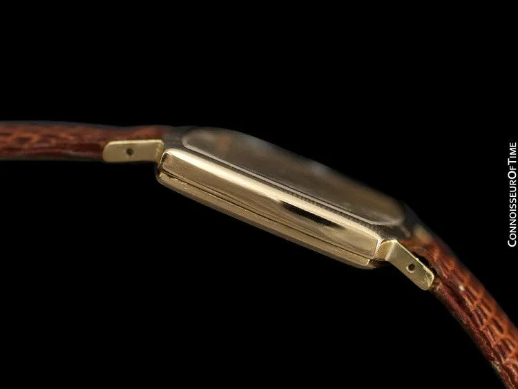 1970 Patek Philippe Classic Vintage Mens Ultra Thin Retro TV Watch - 18K Gold