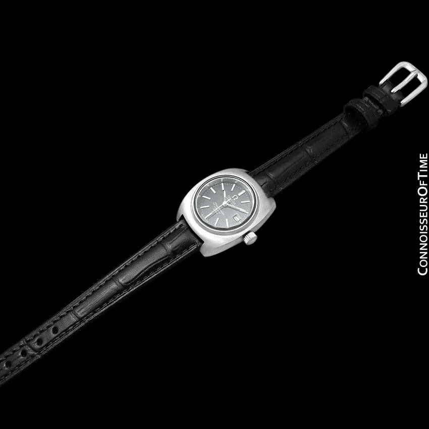 1970's Omega Seamaster Cosmic 2000 Ladies Vintage Retro Dive Watch, Date - Stainless Steel