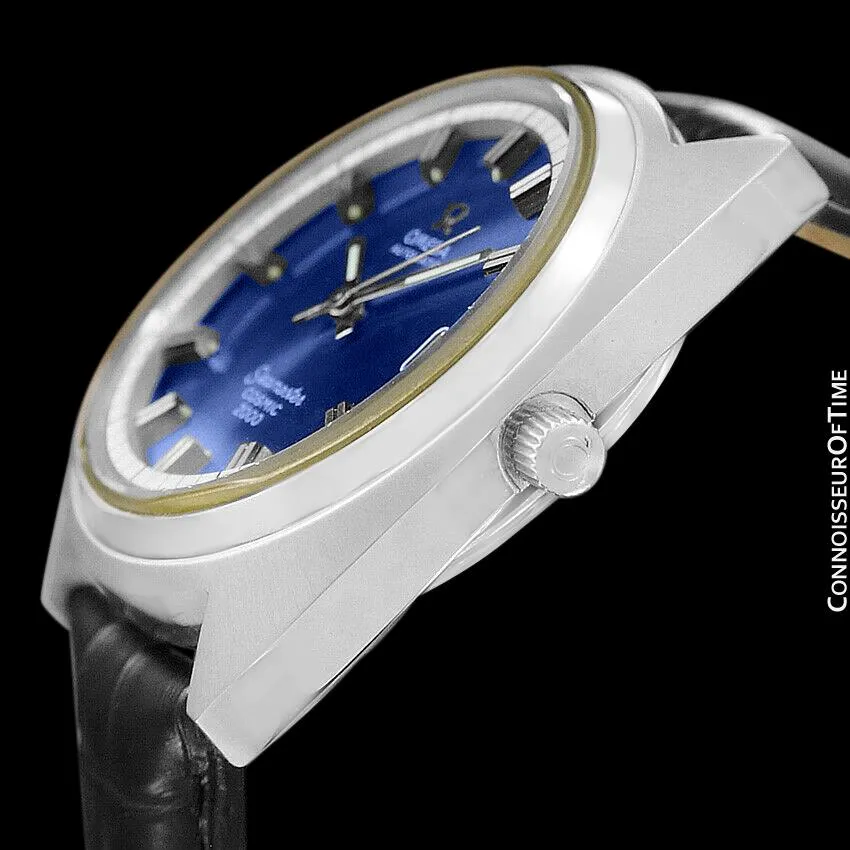 1970's Omega Seamaster Cosmic 2000 Vintage Retro Mens Dive Watch, Date - Stainless Steel