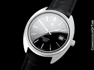 1970's Omega Seamaster Cosmic 2000 Vintage Retro Mens Dive Watch, Date - Stainless Steel