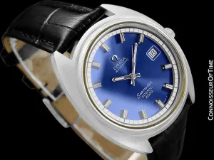 1970's Omega Seamaster Cosmic 2000 Vintage Retro Mens Dive Watch, Date - Stainless Steel