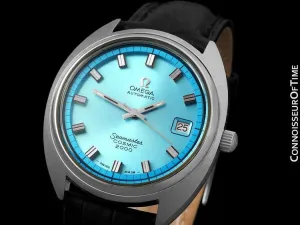 1970's Omega Seamaster Cosmic 2000 Vintage Retro Mens Dive Watch, Date - Stainless Steel