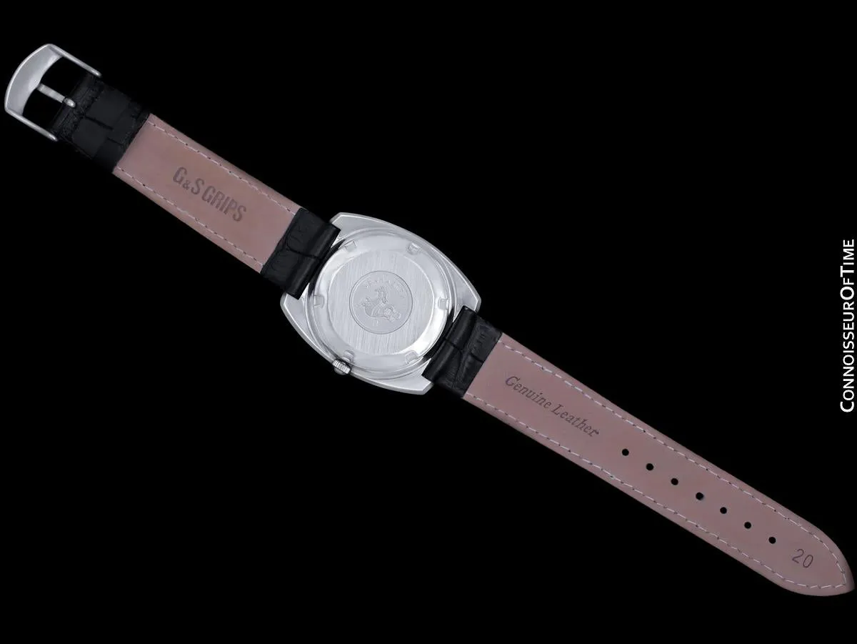1971 Omega Seamaster Vintage Large Retro Mens Dive Watch with Date - Stainless Steel