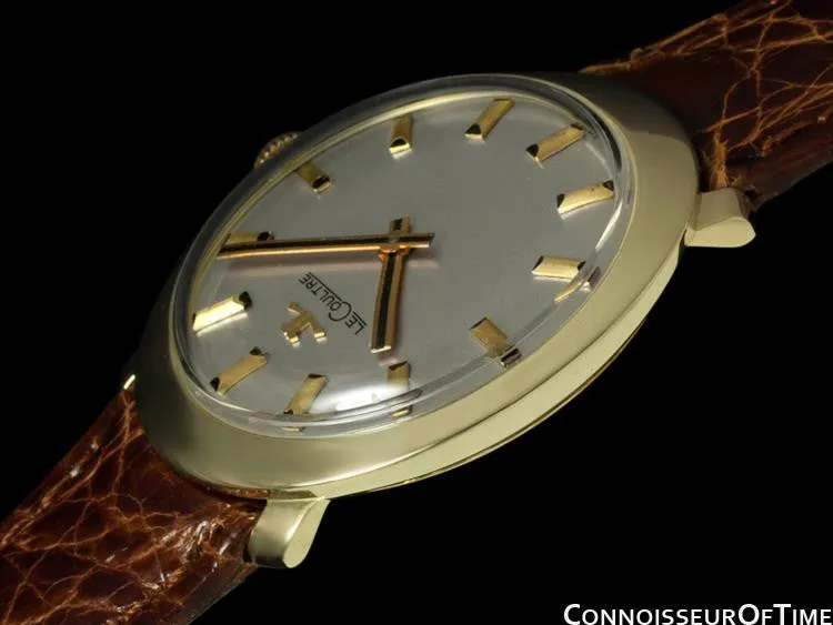 1972 Jaeger-LeCoultre Vintage Mens Retro Watch - 14K Gold