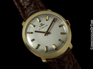 1972 Jaeger-LeCoultre Vintage Mens Retro Watch - 14K Gold