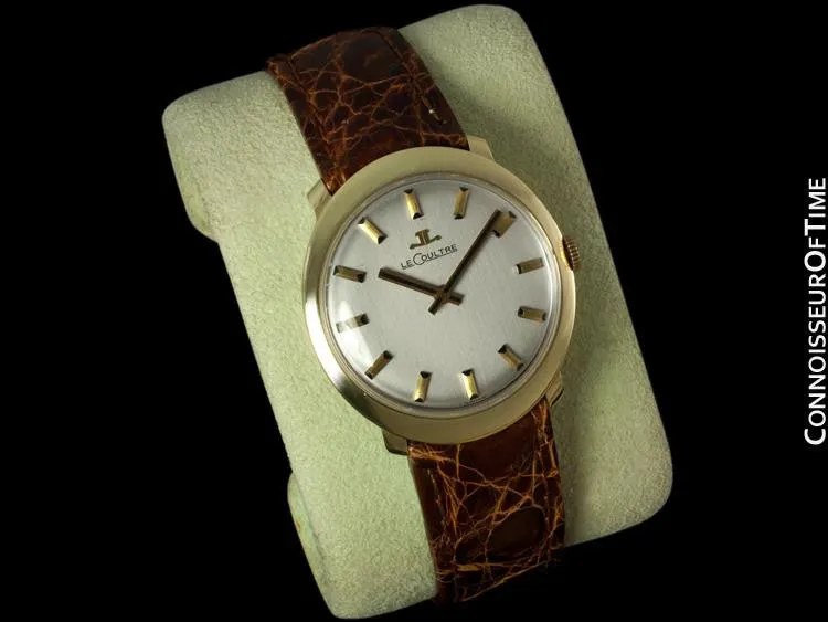 1972 Jaeger-LeCoultre Vintage Mens Retro Watch - 14K Gold