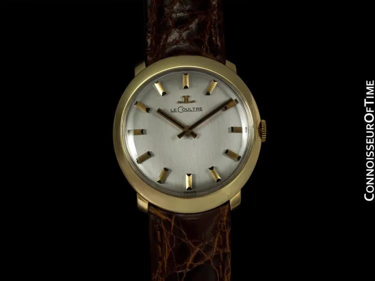 1972 Jaeger-LeCoultre Vintage Mens Retro Watch - 14K Gold