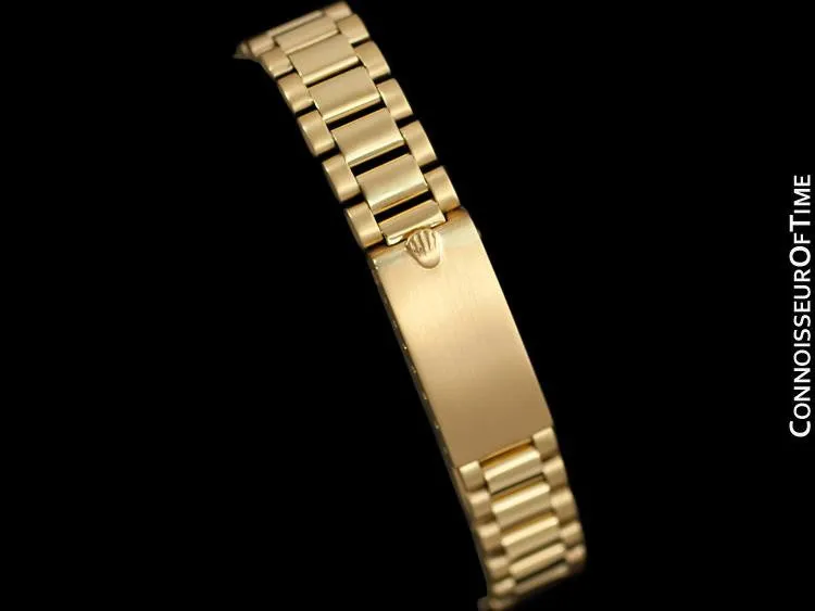 1972 Rolex Oyster Perpetual Date Mens Watch (Datejust President Bracelet), Champagne Dial - 18K Gold
