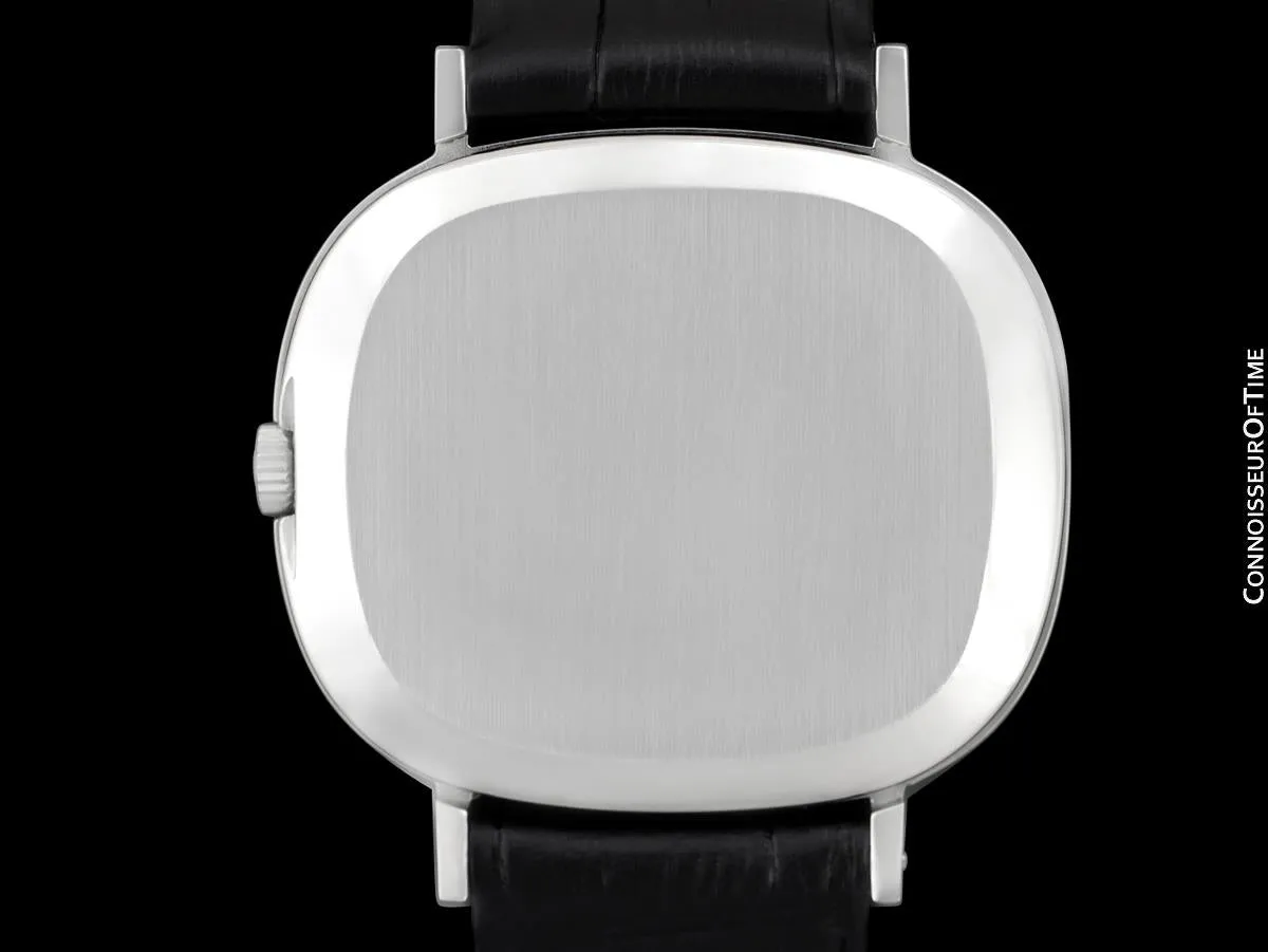 1973 Omega De Ville Mens Automatic Retro Full Size "TV" Watch - Stainless Steel