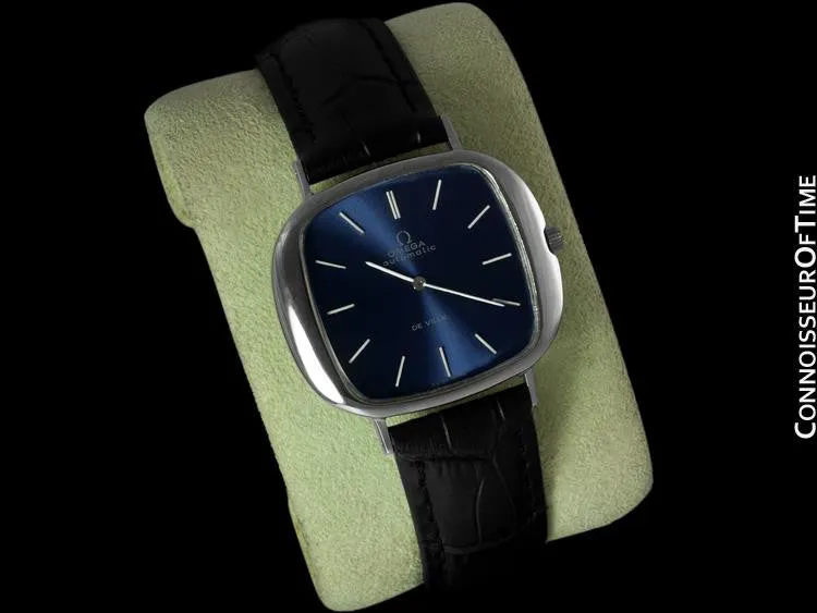 1973 Omega DeVille Mens Automatic Retro Full Size Watch - Stainless Steel