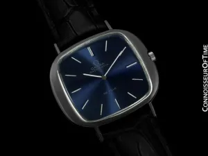 1973 Omega DeVille Mens Automatic Retro Full Size Watch - Stainless Steel