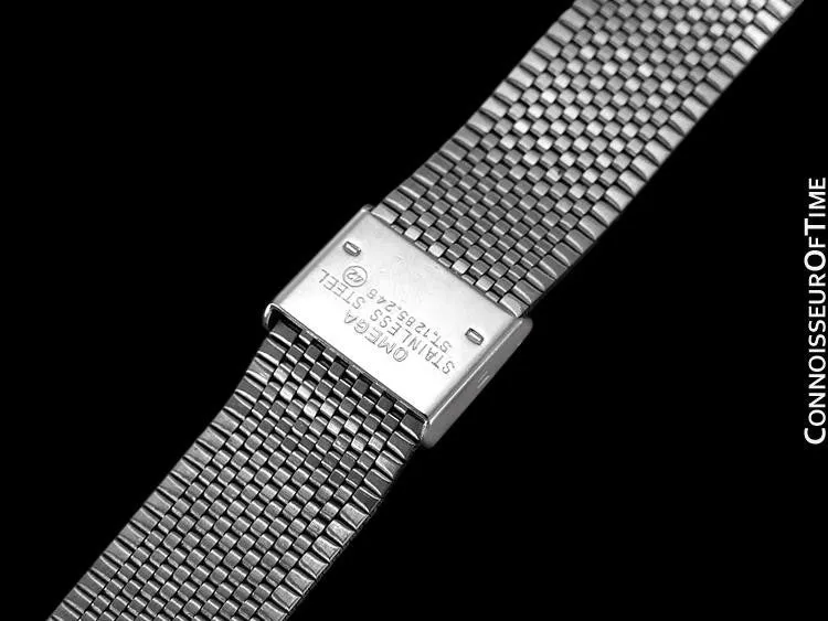1978 Omega De Ville Classic Vintage Mens Silver Dial Quartz Watch, Date - Stainless Steel