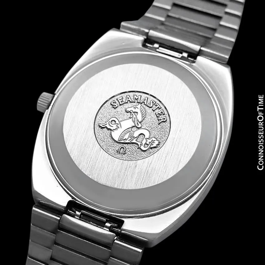 1978 Omega Seamaster Vintage Mens TV Watch, Automatic, Day Date - Stainless Steel