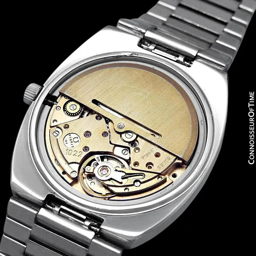 1978 Omega Seamaster Vintage Mens TV Watch, Automatic, Day Date - Stainless Steel