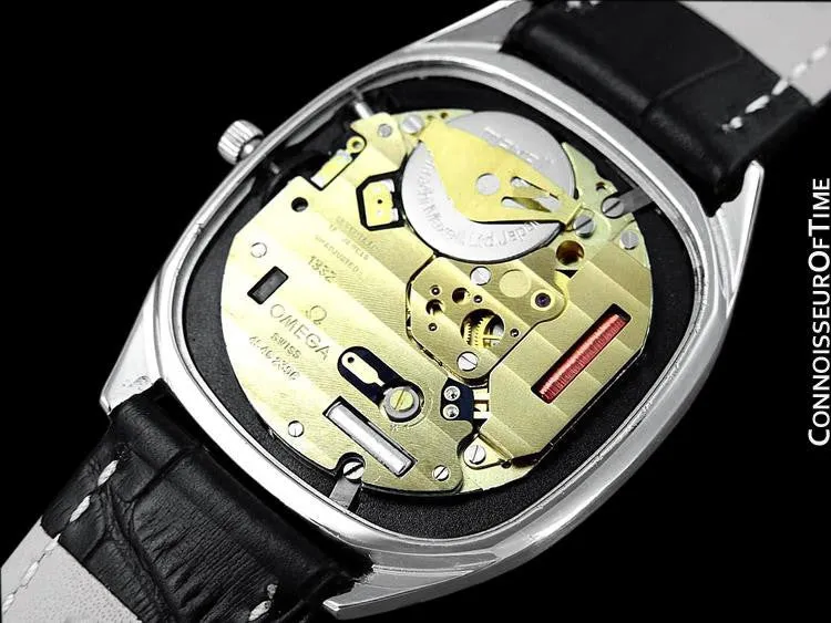 1983 Omega Seamaster Classic Vintage Mens Full Size Retro Quartz Watch - Stainless Steel