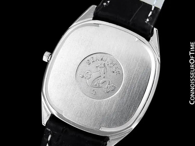 1983 Omega Seamaster Classic Vintage Mens Full Size Retro Quartz Watch - Stainless Steel