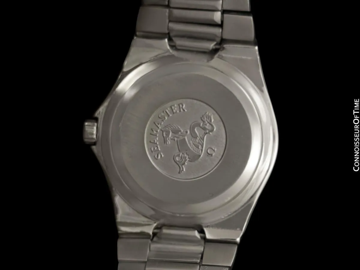 1984 Omega Seamaster Calypso II 120M Vintage Full Size Mens Quartz Watch, Date - Stainless Steel