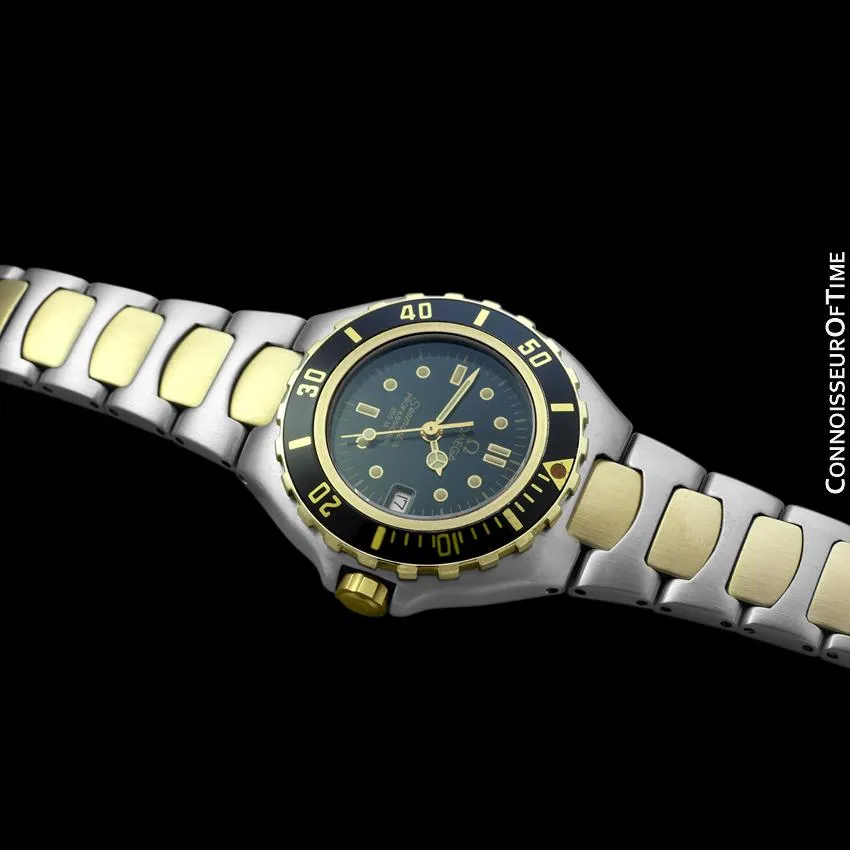 1995 Omega Seamaster 200M Pre-Bond Dive Watch, Date - Stainless Steel & 18K Gold