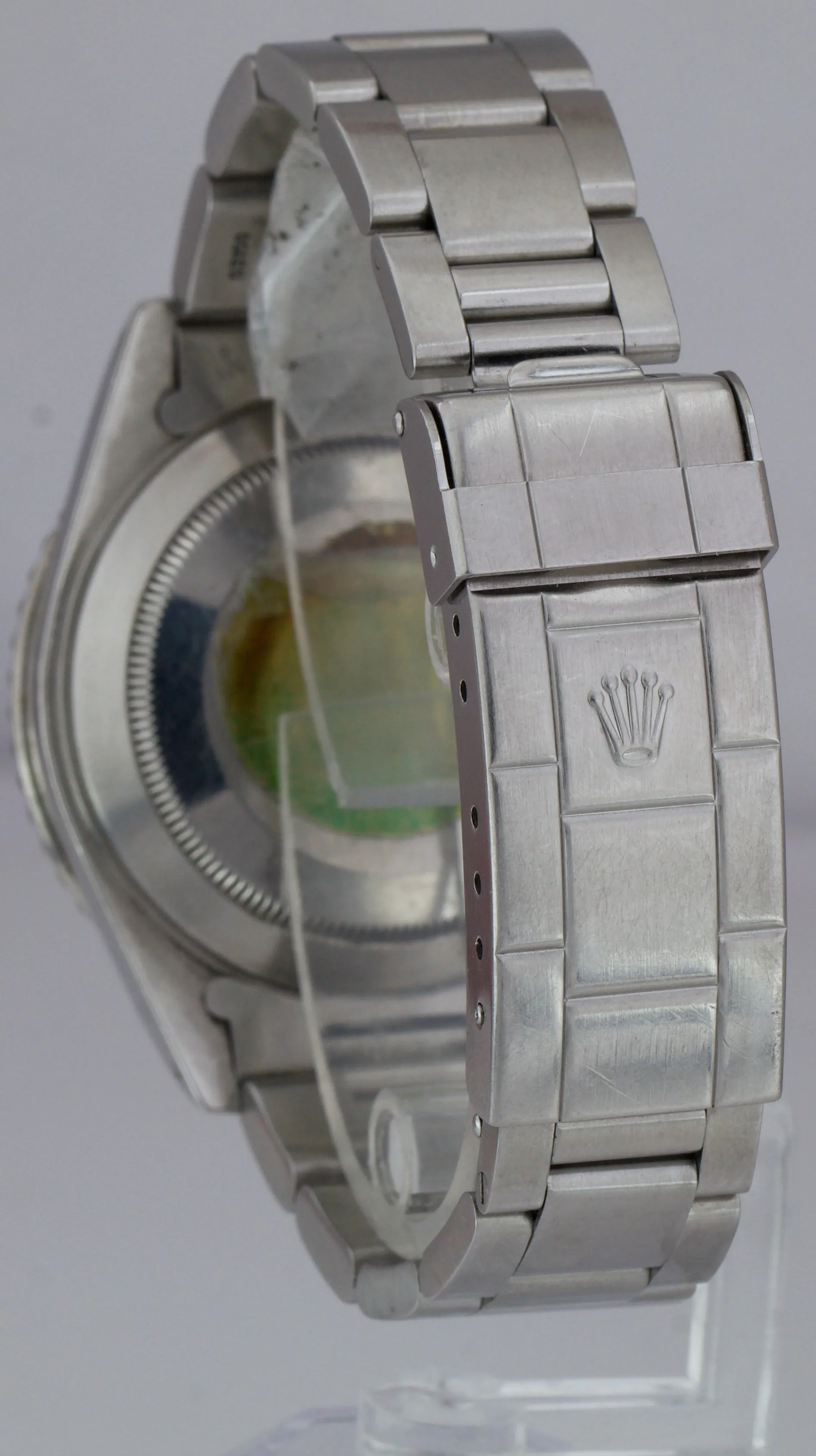 2005 UNPOLISHED Rolex Submariner No-Date Steel Black Dive 40mm Watch 14060