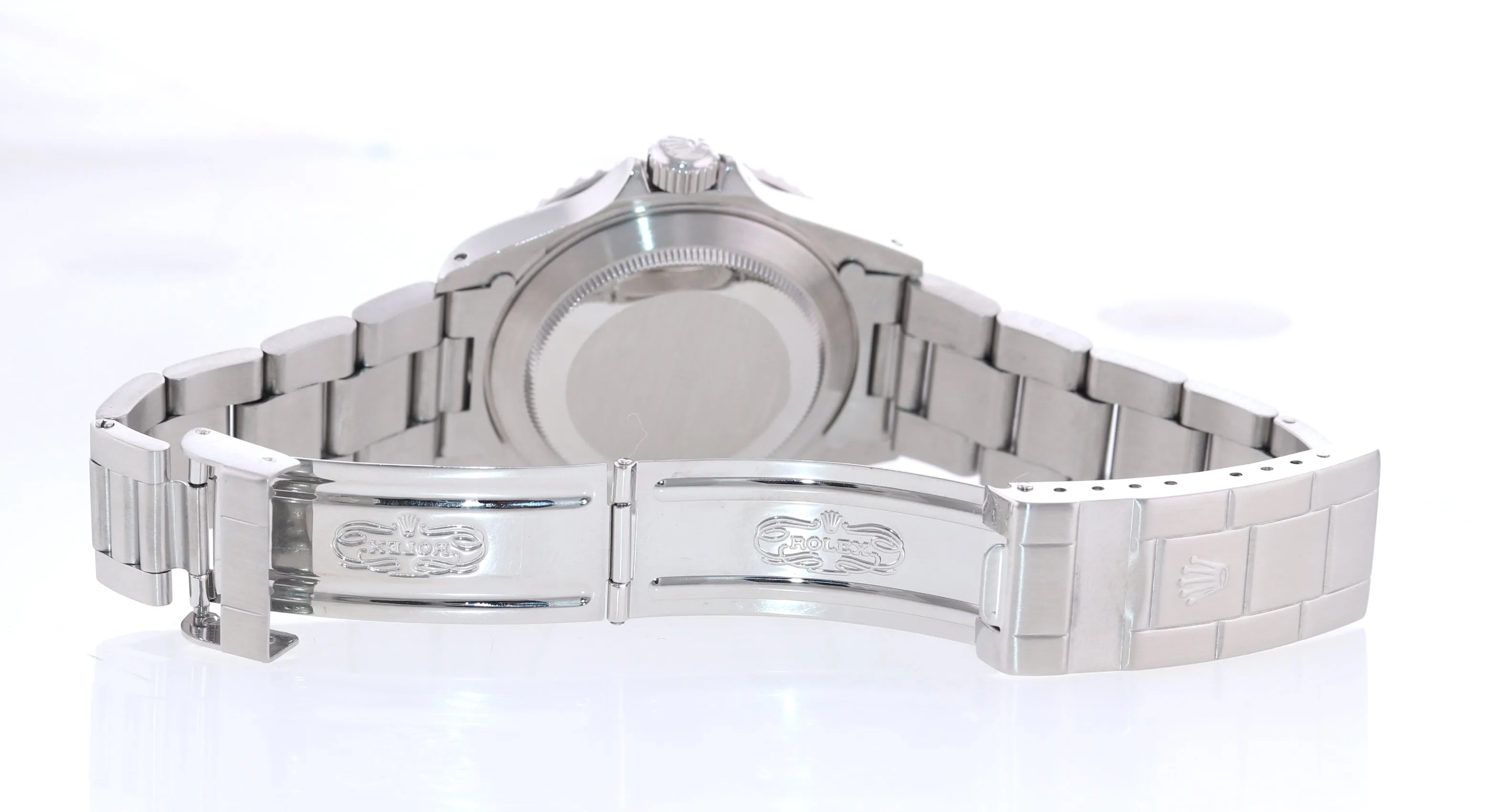 2010 Rolex Submariner 4-Line No-Date 14060 Steel Watch ENGRAVED REHAUT Box
