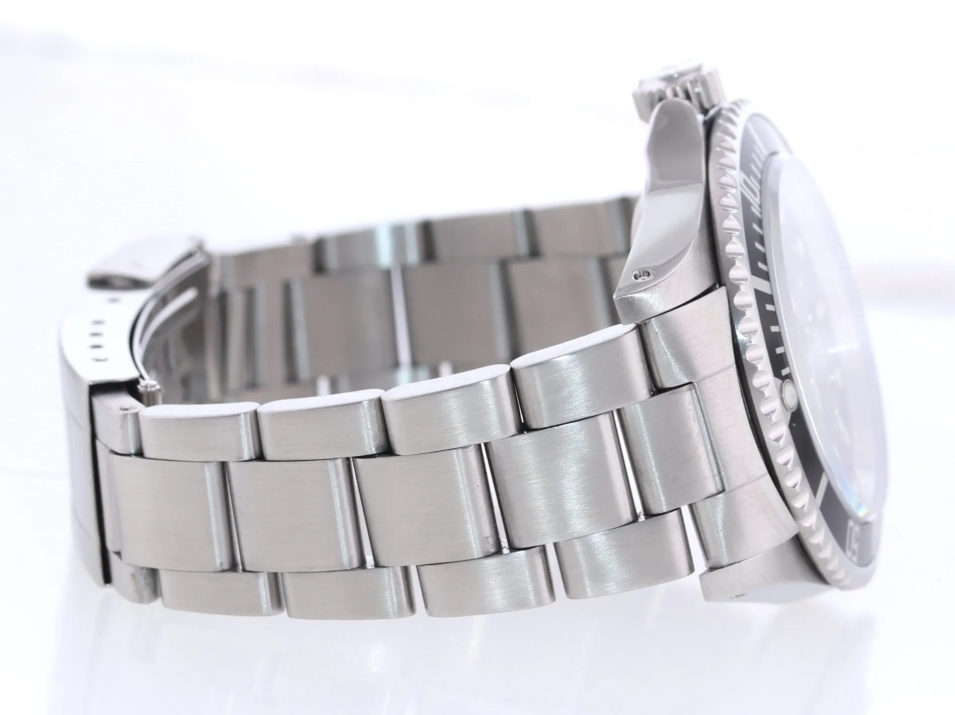2010 Rolex Submariner 4-Line No-Date 14060 Steel Watch ENGRAVED REHAUT Box