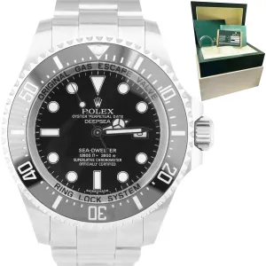 2013 Rolex Sea-Dweller Deepsea Stainless Steel 44mm Black Ceramic Watch 116660