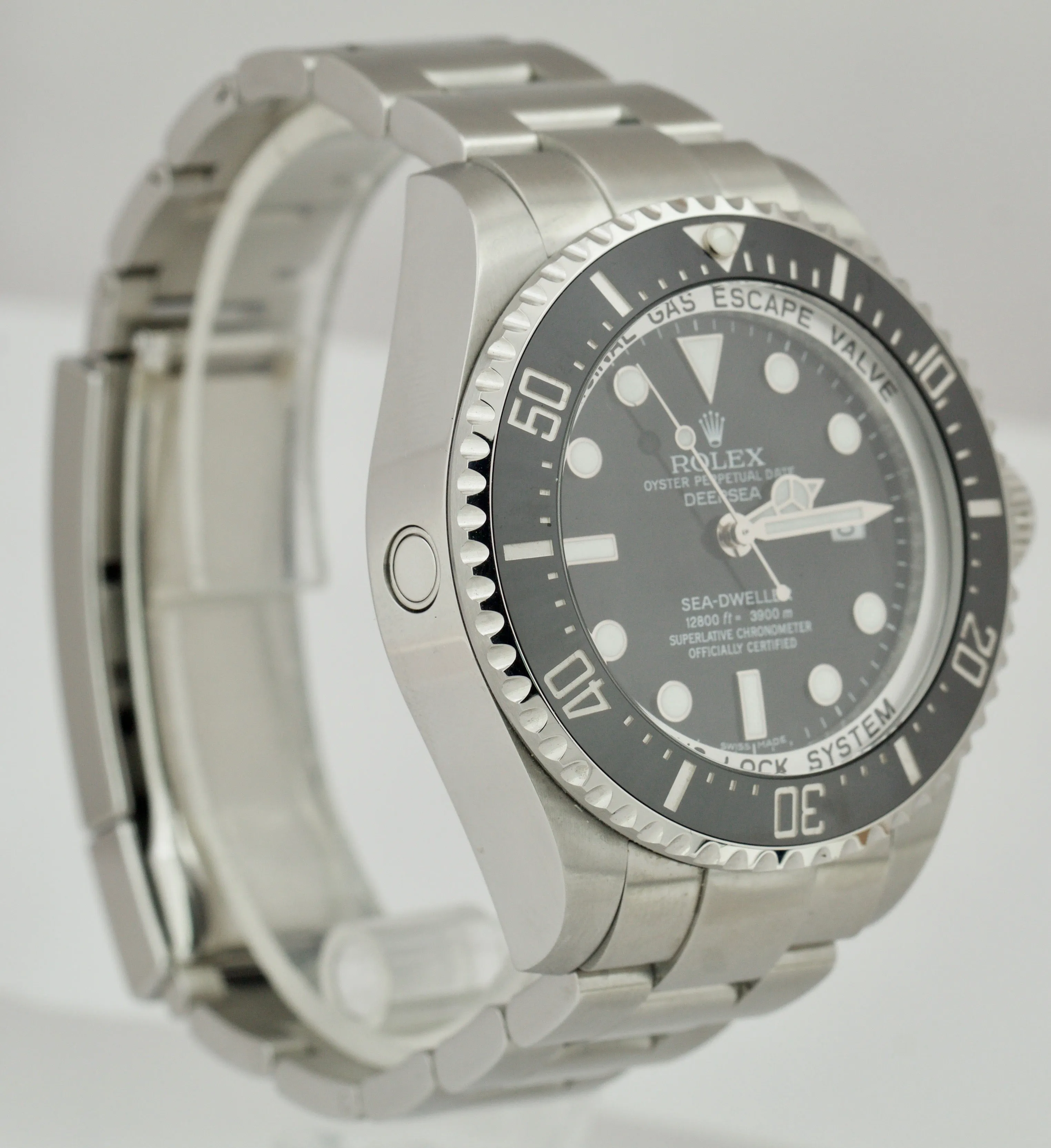 2013 Rolex Sea-Dweller Deepsea Stainless Steel 44mm Black Ceramic Watch 116660