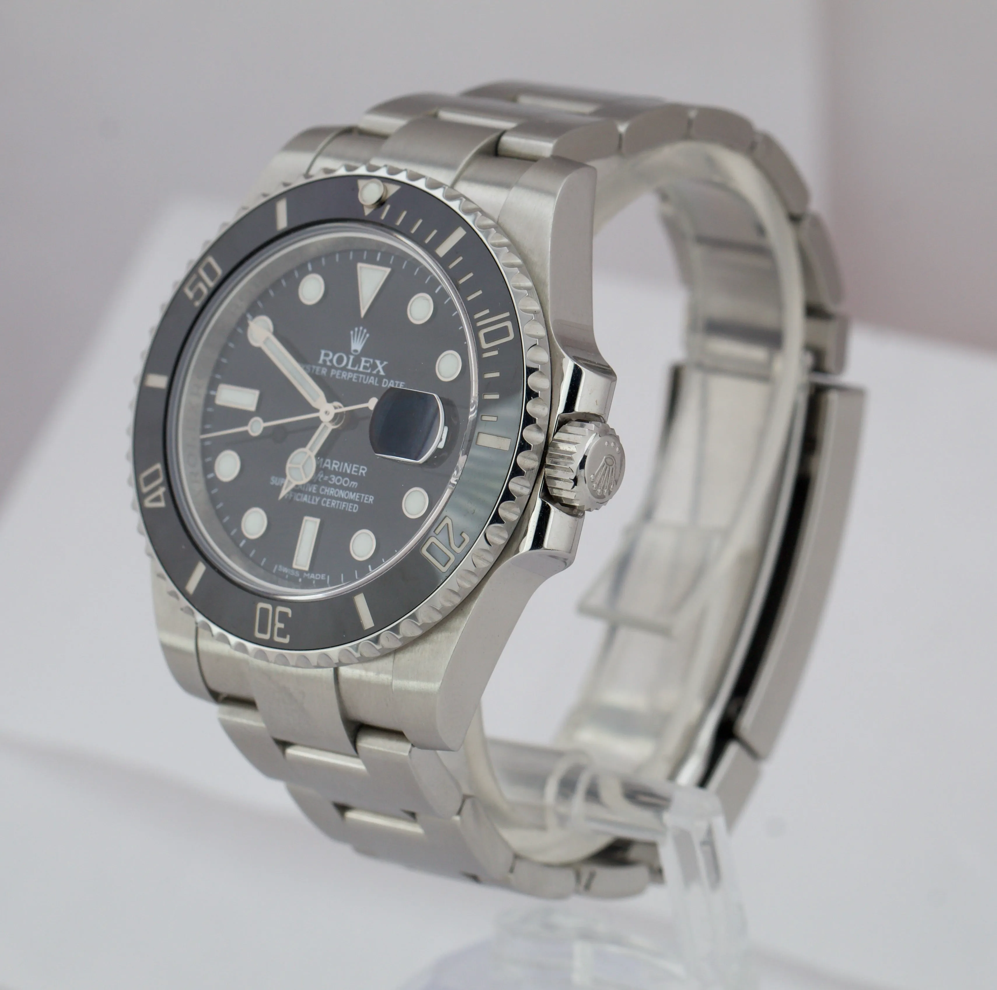 2015 Rolex Submariner Date Stainless Ceramic 40mm Dive Watch 116610LN BOX PAPERS