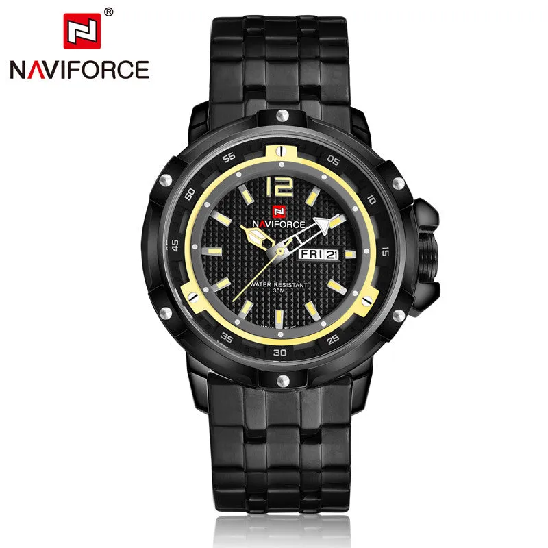 2016 New Men Sport Watches Men's Quartz Watch Relogio Masculino Military Diver Full Steel Luxury Brand Fashion Army Wristwatches