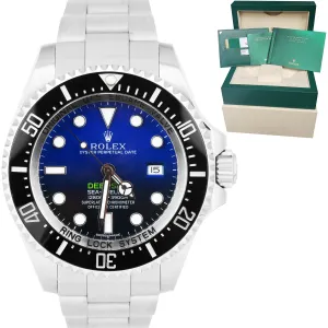 2017 Rolex Sea-Dweller Deepsea 'James Cameron' Blue Black 116660 44mm Watch B P
