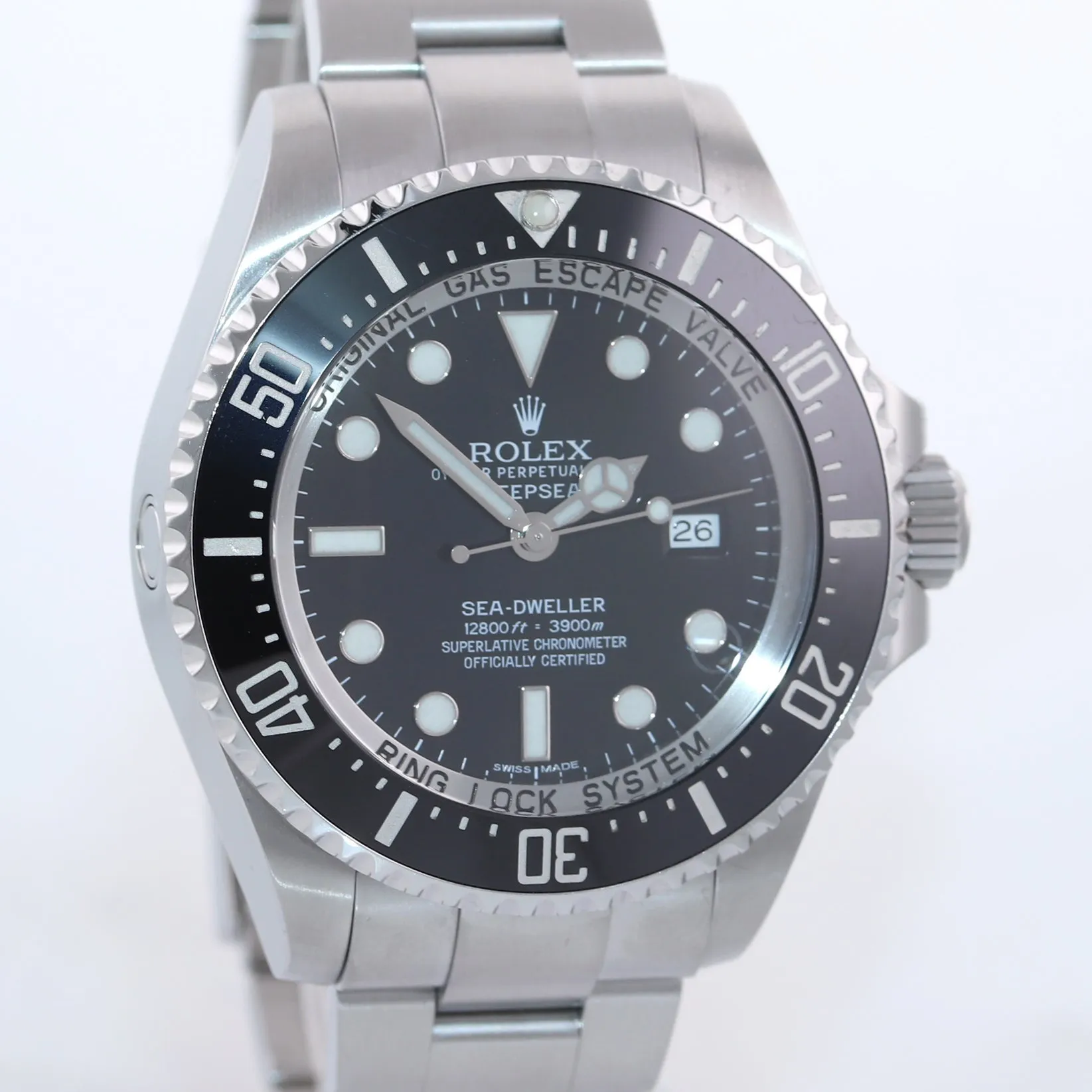 2018 Rolex Sea-Dweller Deepsea 116660 Stainless Steel 44mm Black Watch Box