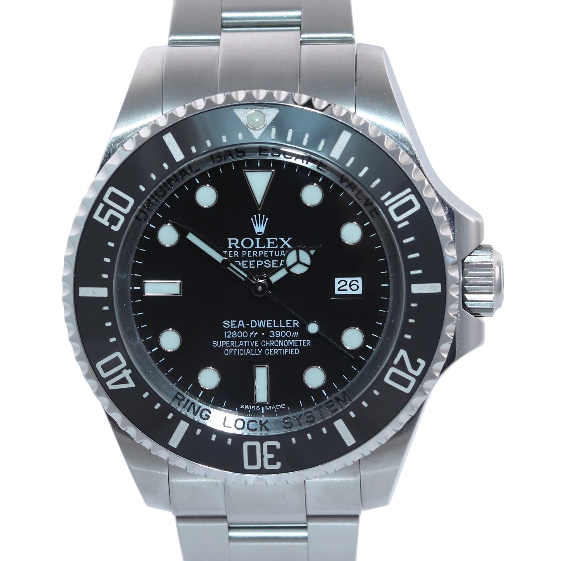 2018 Rolex Sea-Dweller Deepsea 116660 Stainless Steel 44mm Black Watch Box