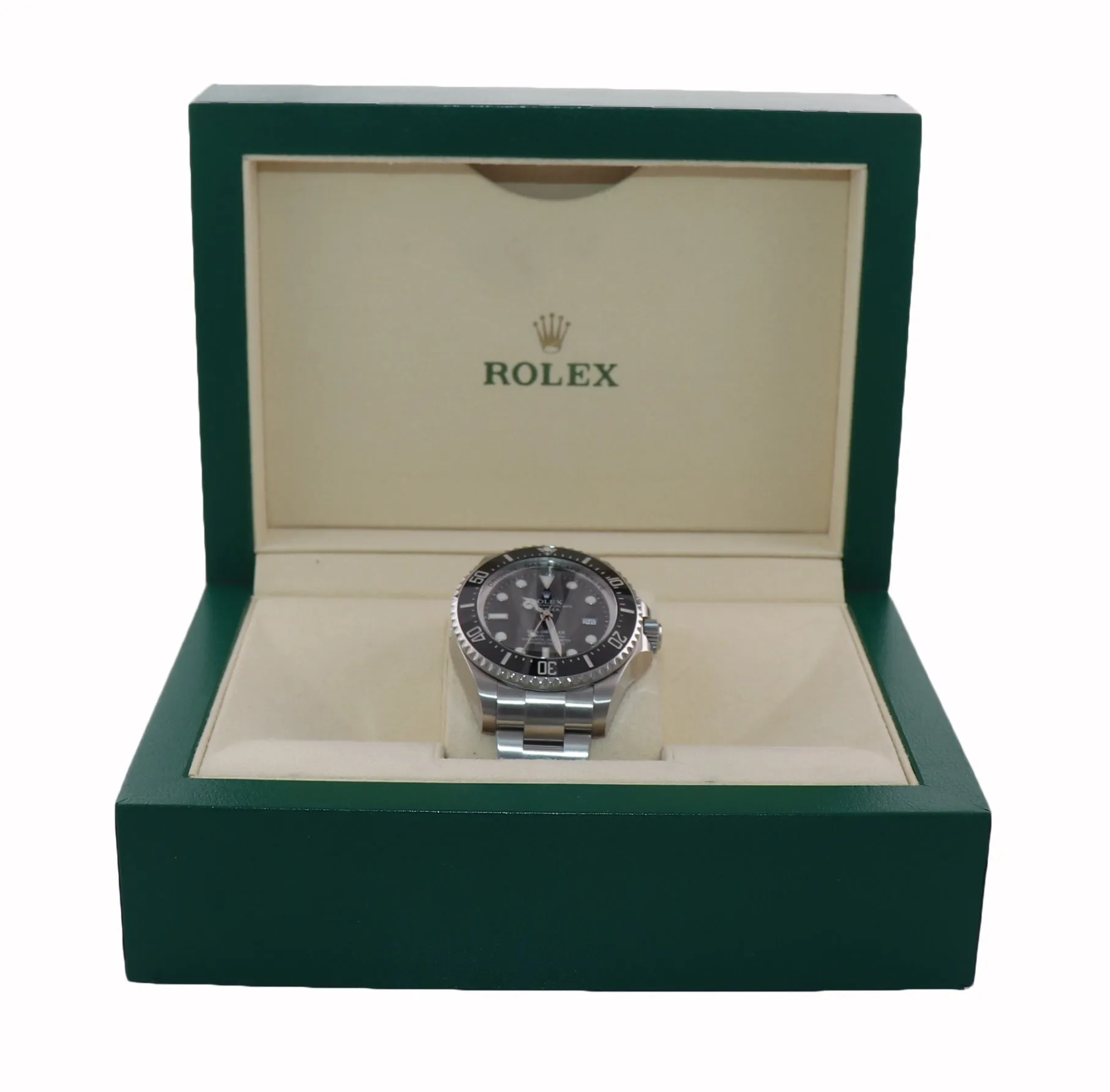 2018 Rolex Sea-Dweller Deepsea 116660 Stainless Steel 44mm Black Watch Box