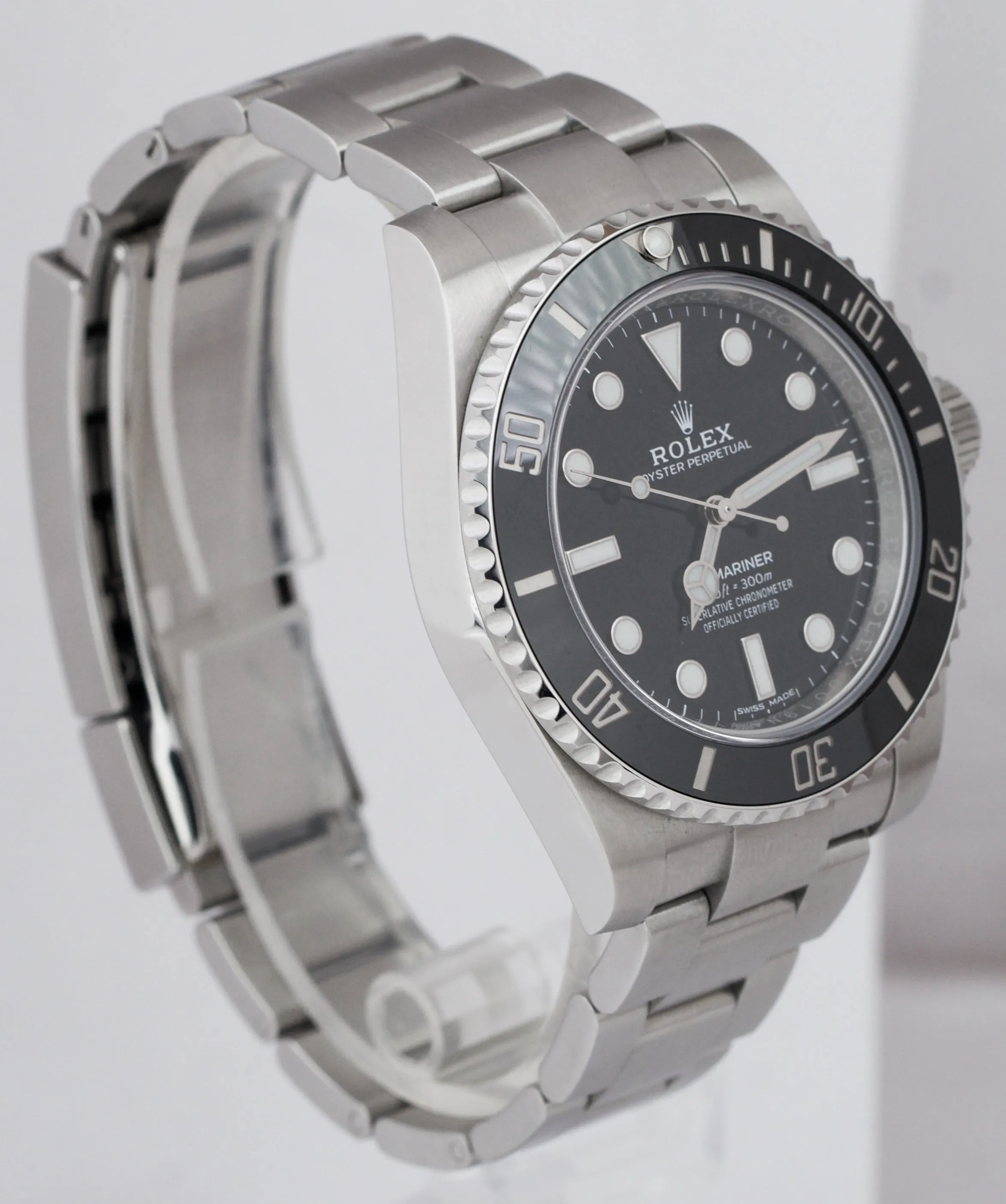 2019 Rolex Submariner No-Date Stainless 40mm Black Ceramic Dive Watch 114060 B P