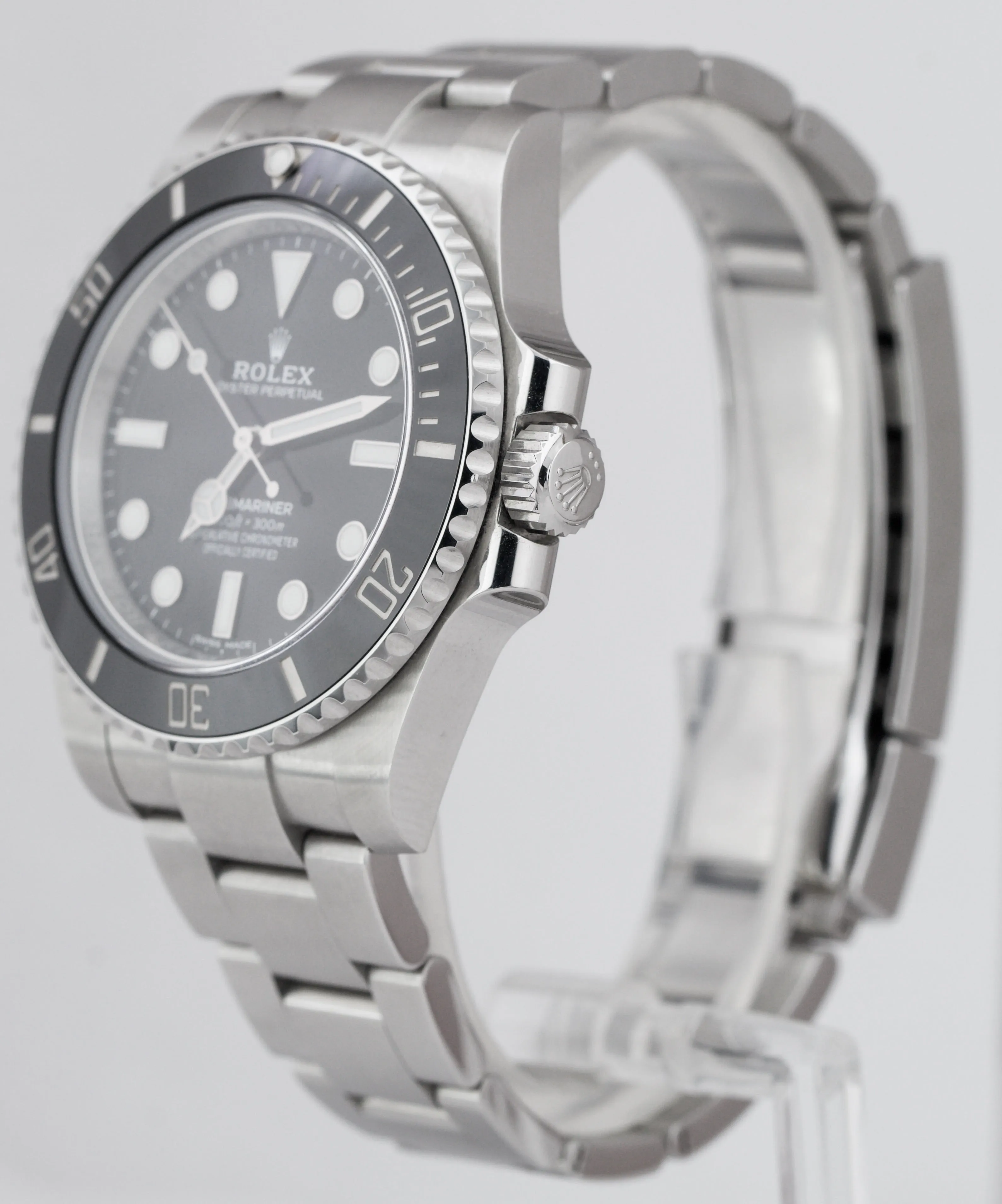 2019 Rolex Submariner No-Date Stainless 40mm Black Ceramic Dive Watch 114060 B P