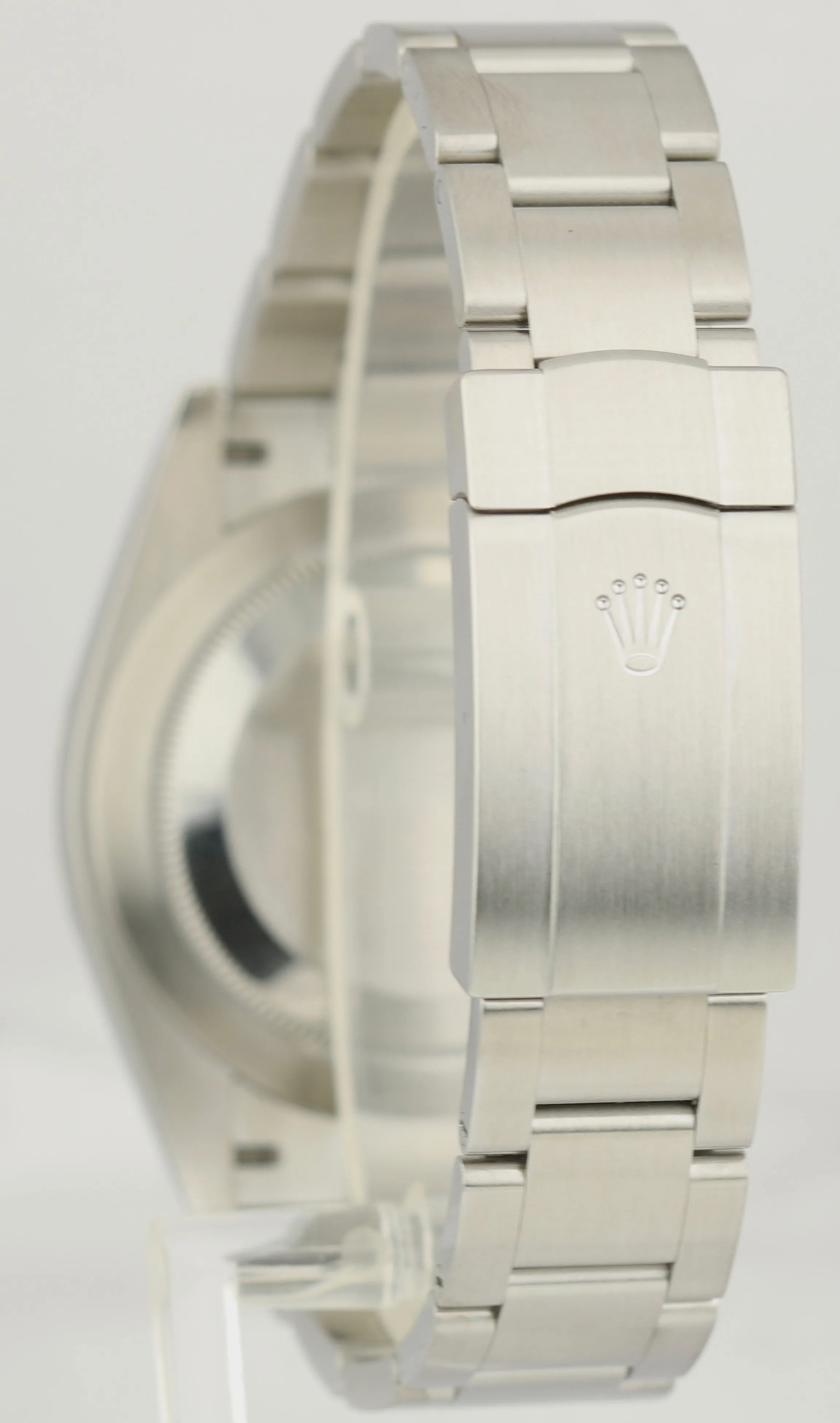 2020 MINT Rolex Oyster Perpetual 41mm Black Stainless Steel Oyster Watch 124300
