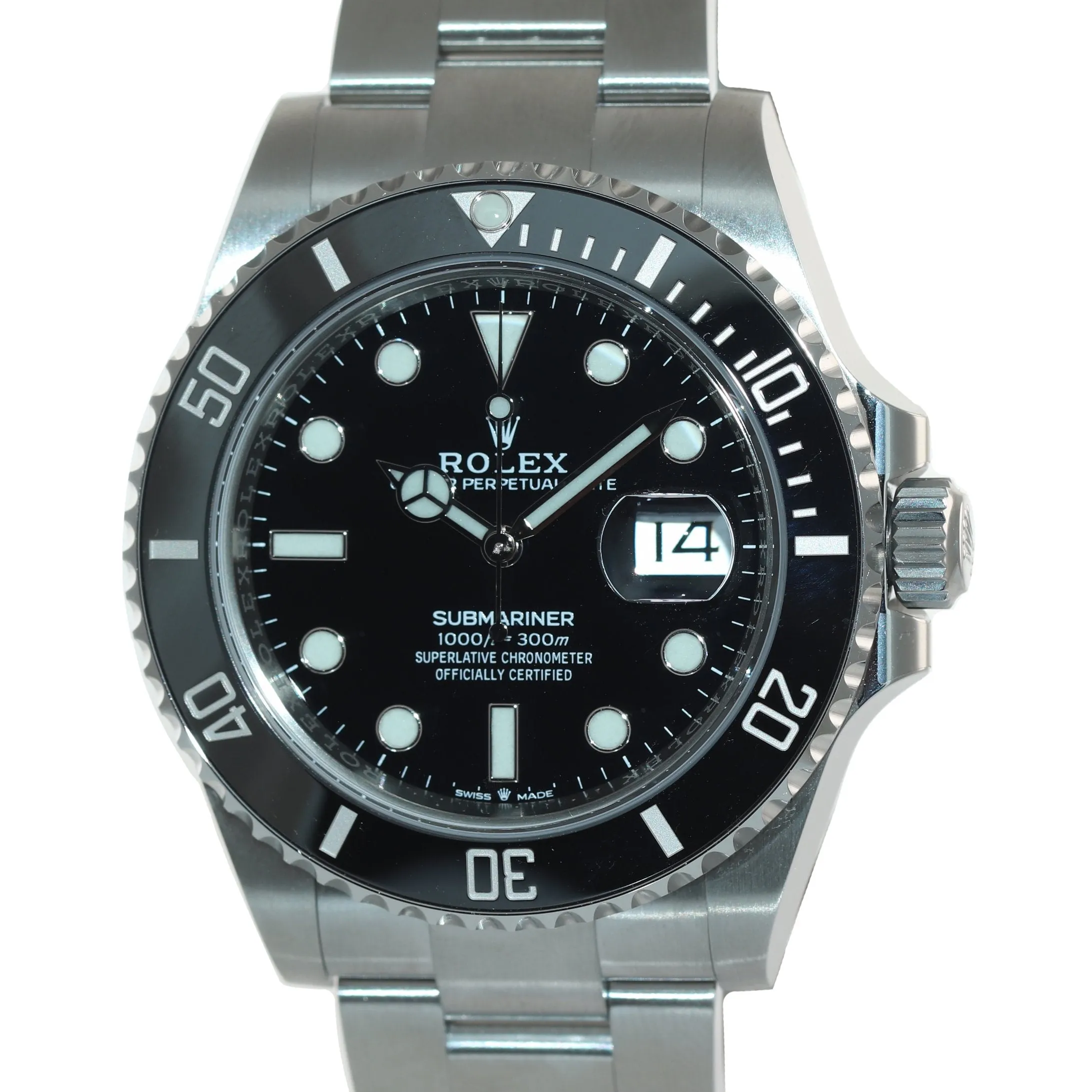 2020 PAPERS Rolex Submariner 41mm Black Ceramic 126610LN Watch Box