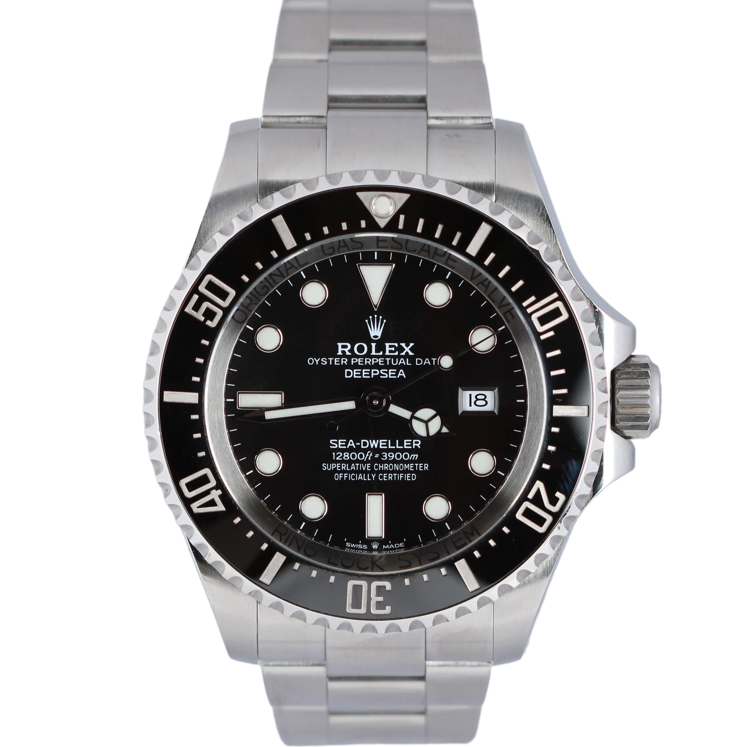 2020 Rolex Sea-Dweller Deepsea Date Black Dial 44mm Dive Stainless Steel 126660