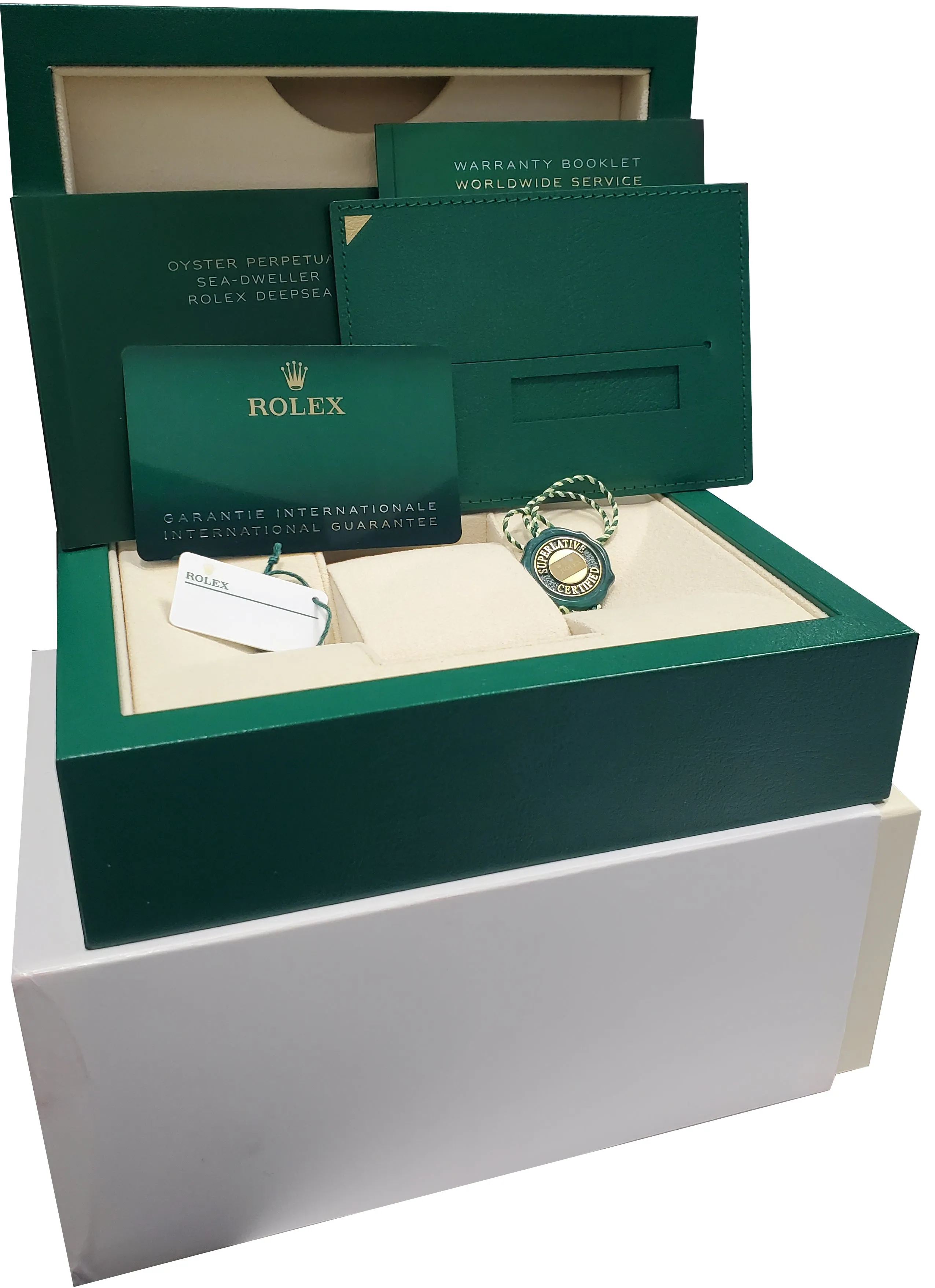 2020 UNPOLISHED Rolex Sea-Dweller Deepsea James Cameron Blue 44mm 126660 Watch
